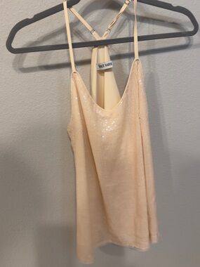 Grace Karin Peach Sequin Camisole